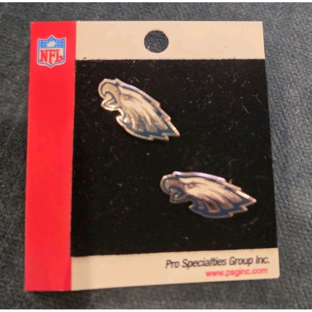 New With Tags NFL Philadelphia Eagles Butterfly Earrings